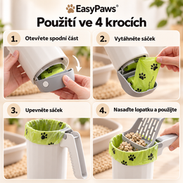EasyPaws™ – lopatka na kočkolit 3 v 1