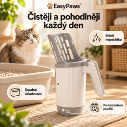 EasyPaws™ – lopatka na kočkolit 3 v 1